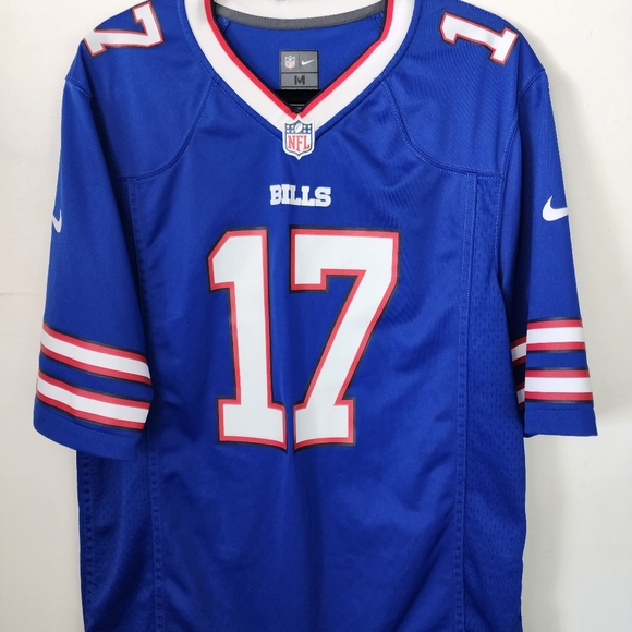 Buffalo Bills Nike Blue NFL Jersey Josh Allen 17 Blue Home Size Medium - Picture 2 of 9